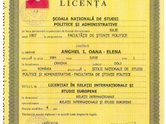 Subsemnata Velica Oana Elena